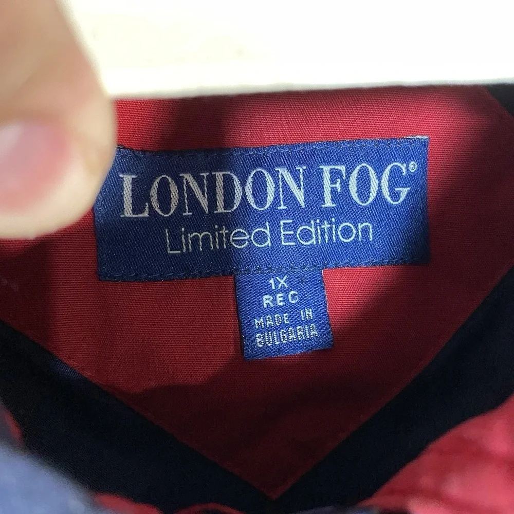 London Fog Limited Edition Mens Jacket Size 1X‎ Reg Zip With Snap Casual